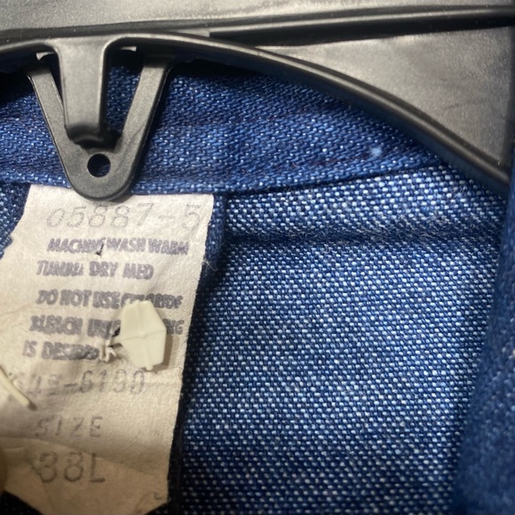 Big Mac vintage long sleeve overalls are a 38L. - Picture 2 of 7